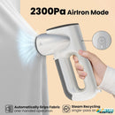 Magic 1 Handheld Garment Steamer with Suction No Ironing Board Needed.