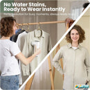 Magic 1 Handheld Garment Steamer with Suction No Ironing Board Needed.